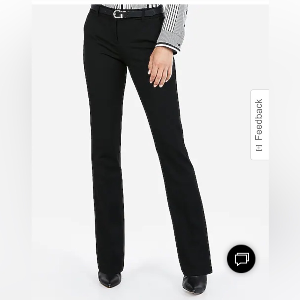 EXPRESS Columnist Pants. Black. Size 6 Long.